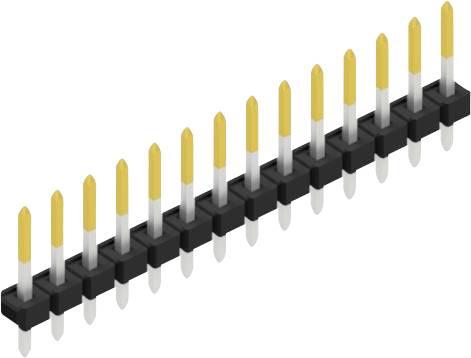 Fischer Elektronik Stiftleiste (Standard) Anzahl Reihen: 1 10129710 10St.