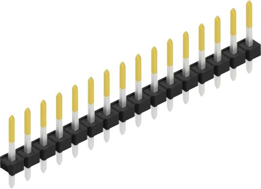Fischer Elektronik Stiftleiste (Standard) Anzahl Reihen: 1 SLLP111216S 10St.