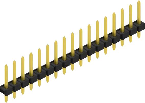 Fischer Elektronik Stiftleiste (Standard) Anzahl Reihen: 1 SLLP111217G 10St.