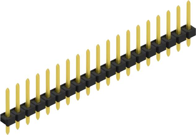 Fischer Elektronik Stiftleiste (Standard) Anzahl Reihen: 1 10058376 10St.