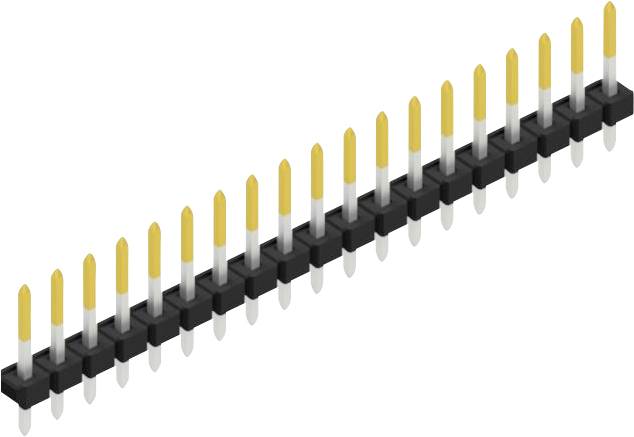 Fischer Elektronik Stiftleiste (Standard) Anzahl Reihen: 1 SLLP111219S 10St.