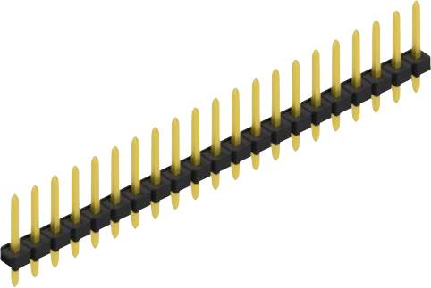 Fischer Elektronik Stiftleiste (Standard) Anzahl Reihen: 1 SLLP111221G 10St.