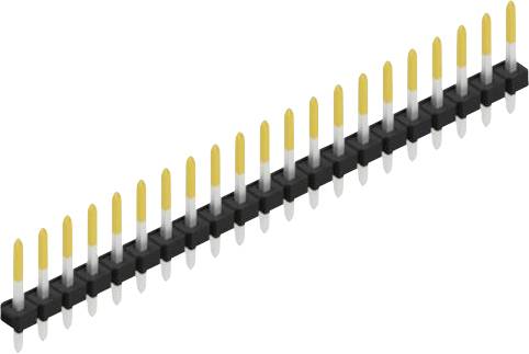 Fischer Elektronik Stiftleiste (Standard) Anzahl Reihen: 1 SLLP111221S 10St.