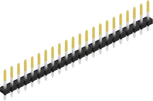Fischer Elektronik Stiftleiste (Standard) Anzahl Reihen: 1 SLLP111222S 10St.