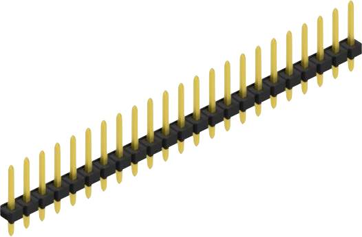 Fischer Elektronik Stiftleiste (Standard) Anzahl Reihen: 1 SLLP111223G 10St.