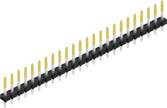 Fischer Elektronik Stiftleiste (Standard) Anzahl Reihen: 1 SLLP111224S 10St.