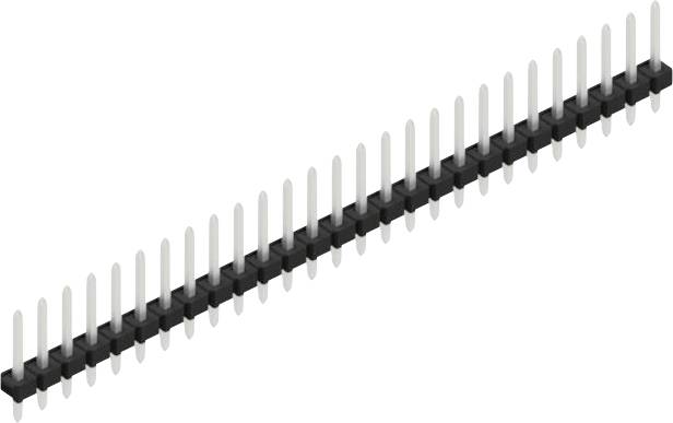 Fischer Elektronik Stiftleiste (Standard) Anzahl Reihen: 1 SLLP111227Z 10St.