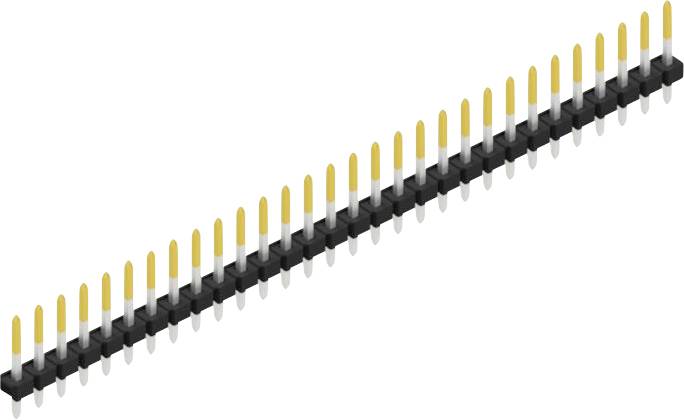Fischer Elektronik Stiftleiste (Standard) Anzahl Reihen: 1 SLLP111230S 10St.