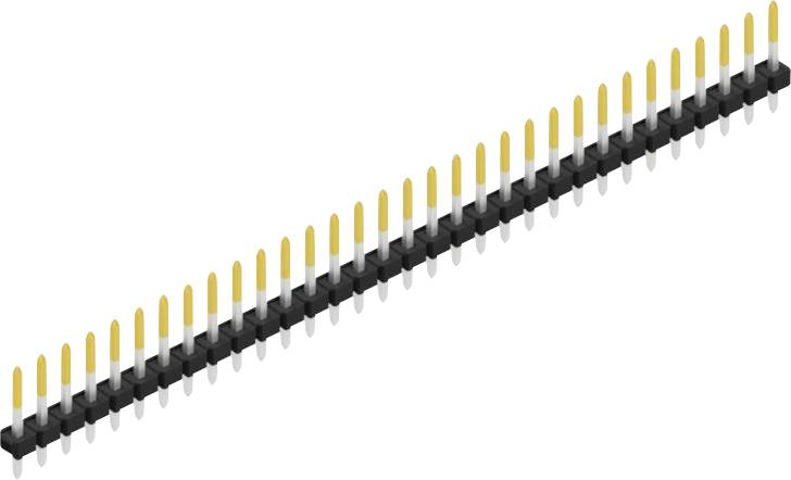 Fischer Elektronik Stiftleiste (Standard) Anzahl Reihen: 1 SLLP111232S 10St.