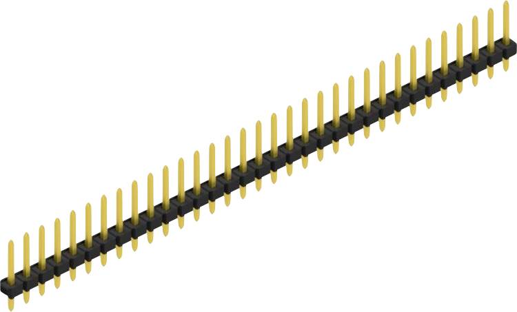 Fischer Elektronik Stiftleiste (Standard) Anzahl Reihen: 1 SLLP111233G 10St.