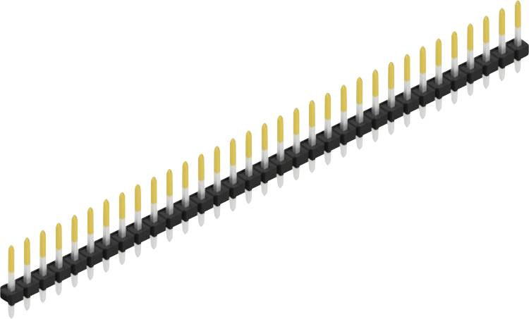 Fischer Elektronik Stiftleiste (Standard) Anzahl Reihen: 1 SLLP111233S 10St.