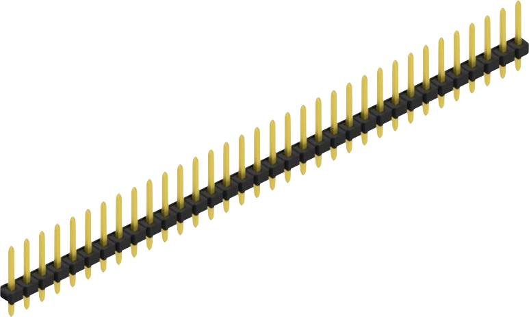 Fischer Elektronik Stiftleiste (Standard) Anzahl Reihen: 1 SLLP111234G 10St.