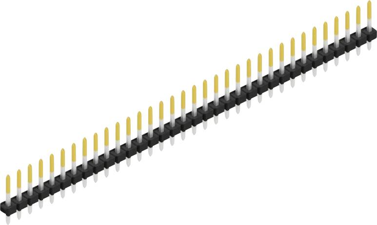 Fischer Elektronik Stiftleiste (Standard) Anzahl Reihen: 1 SLLP111234S 10St.