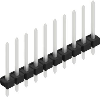 Fischer Elektronik Stiftleiste (Standard) Anzahl Reihen: 1 10058412 10St.