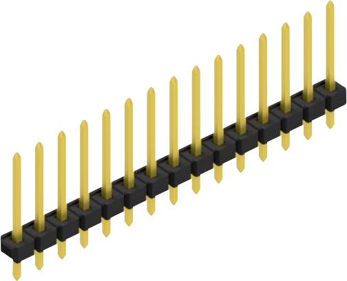 Fischer Elektronik Stiftleiste (Standard) Anzahl Reihen: 1 SLLP113915G 10St.