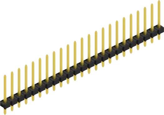 Fischer Elektronik Stiftleiste (Standard) Anzahl Reihen: 1 SLLP113923G 10St.