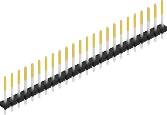 Fischer Elektronik Stiftleiste (Standard) Anzahl Reihen: 1 SLLP113924S 10St.