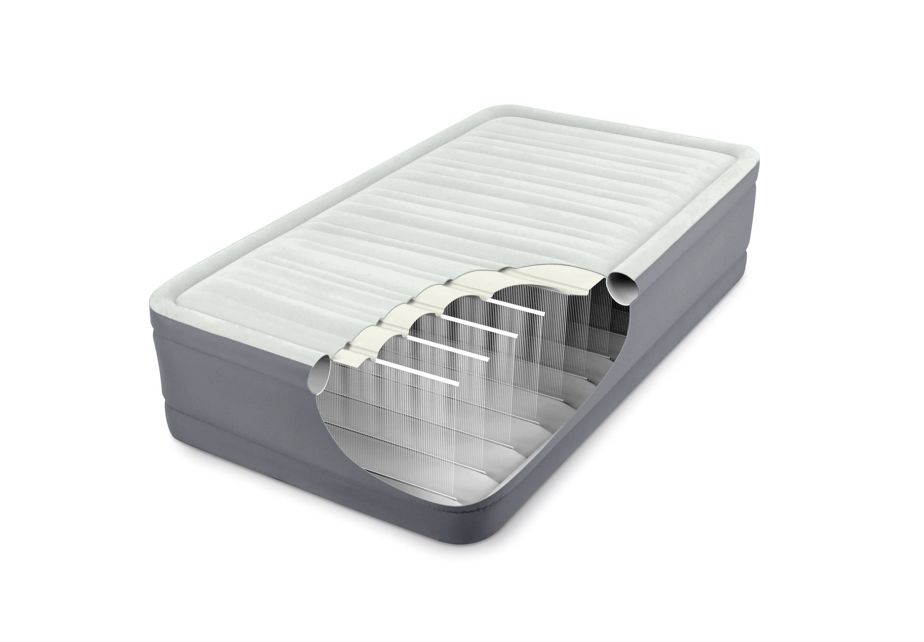 Intex 64902NP PremaireElevated Luftbett (L x B x H) 1910 x 990 x 460mm Hellgrau