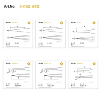 Bernstein Tools for Electronics 5-060-AES ESD, Universal Pinzetten-Set 6teilig Bernstein Tools for Electronics 5-060-AES ESD, Universal Pinzetten-Set 6teilig