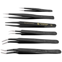 Bernstein Tools for Electronics 5-060-AES ESD, Universal Pinzetten-Set 6teilig Bernstein Tools for Electronics 5-060-AES ESD, Universal Pinzetten-Set 6teilig