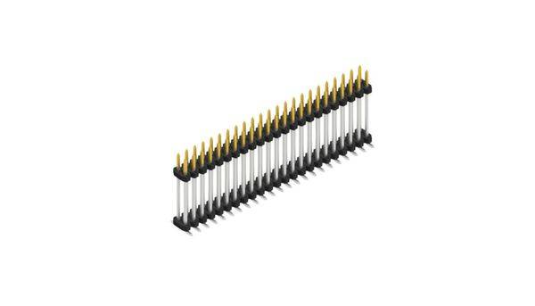 Fischer Elektronik Stiftleiste (Standard) Anzahl Reihen: 2 SLY12SMD13346S 10St.