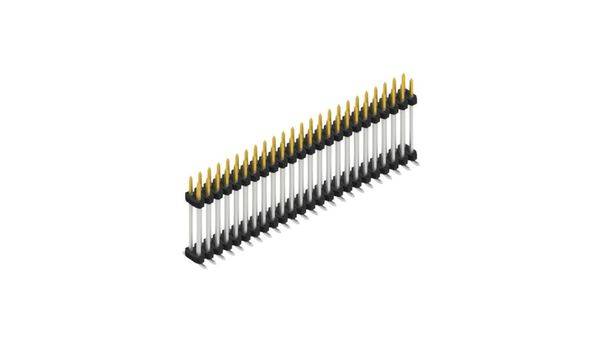 Fischer Elektronik Stiftleiste (Standard) Anzahl Reihen: 2 SLY12SMD13348S 10St.