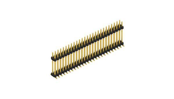 Fischer Elektronik Stiftleiste (Standard) Anzahl Reihen: 2 SLY12SMD13352G 10St.