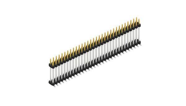 Fischer Elektronik Stiftleiste (Standard) Anzahl Reihen: 2 SLY12SMD13362S 10St.