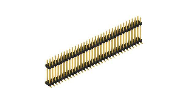 Fischer Elektronik Stiftleiste (Standard) Anzahl Reihen: 2 SLY12SMD13366G 10St.