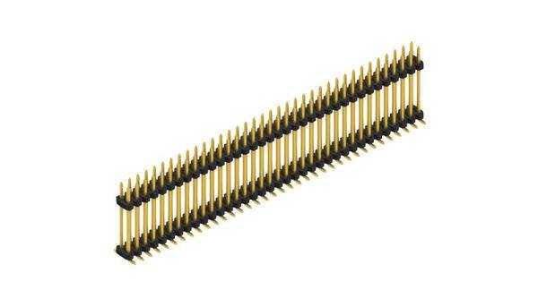 Fischer Elektronik Stiftleiste (Standard) Anzahl Reihen: 2 SLY12SMD13372G 10St.