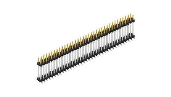 Fischer Elektronik Stiftleiste (Standard) Anzahl Reihen: 2 SLY12SMD13372S 10St.