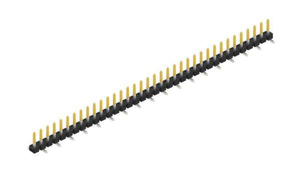 Fischer Elektronik Stiftleiste (Standard) Anzahl Reihen: 1 SLLP5SMD05136S 10St.