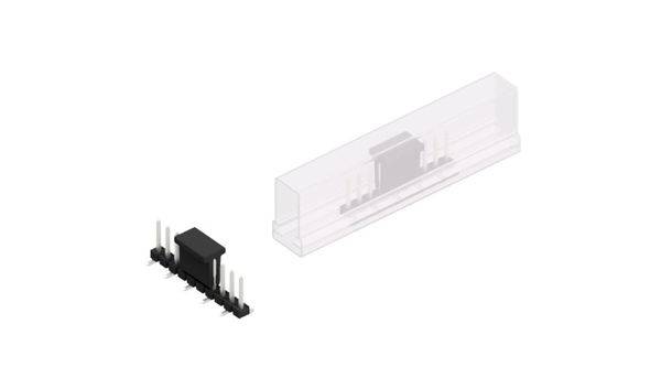 Fischer Elektronik Stiftleiste (Standard) Anzahl Reihen: 1 SLLP5SMD06610ZBSM 10St.
