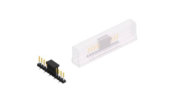 Fischer Elektronik Stiftleiste (Standard) Anzahl Reihen: 1 SLLP5SMD06611SBSM 10St.