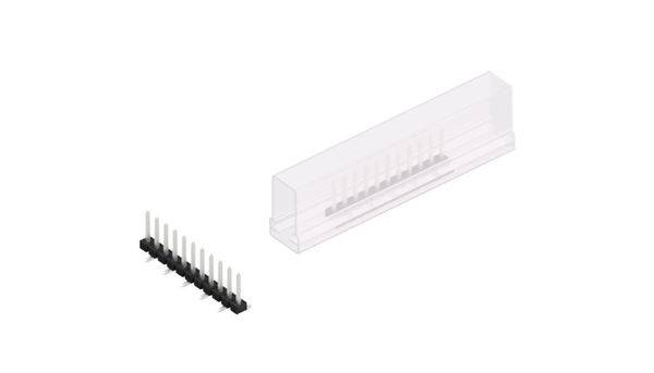 Fischer Elektronik Stiftleiste (Standard) Anzahl Reihen: 1 SLLP5SMD06611ZSM 10St.