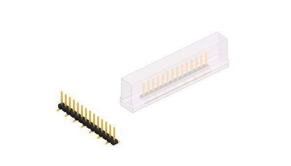 Fischer Elektronik Stiftleiste (Standard) Anzahl Reihen: 1 SLLP5SMD06614GSM 10St.