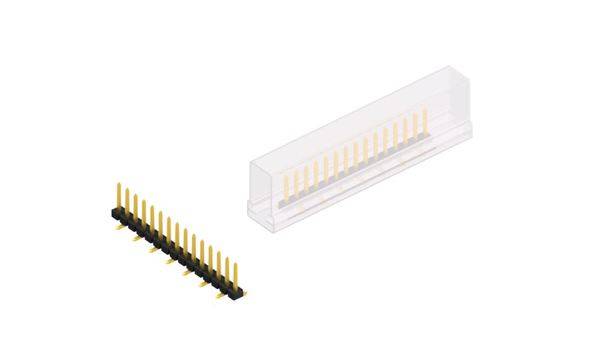 Fischer Elektronik Stiftleiste (Standard) Anzahl Reihen: 1 SLLP5SMD06615GSM 10St.