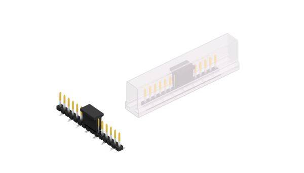 Fischer Elektronik Stiftleiste (Standard) Anzahl Reihen: 1 SLLP5SMD06615SBSM 10St.