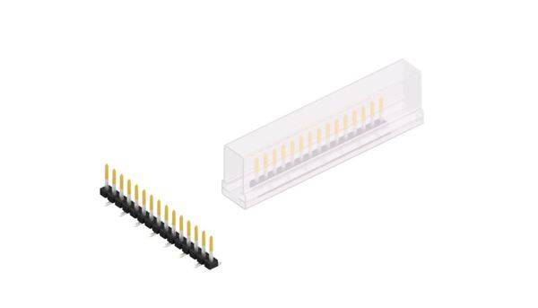 Fischer Elektronik Stiftleiste (Standard) Anzahl Reihen: 1 SLLP5SMD06615SSM 10St.