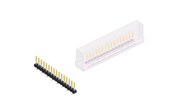 Fischer Elektronik Stiftleiste (Standard) Anzahl Reihen: 1 SLLP5SMD06616SSM 10St.