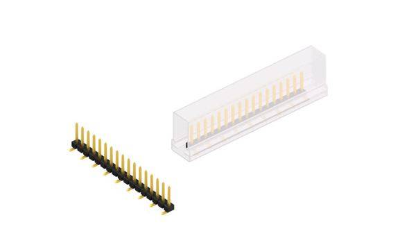 Fischer Elektronik Stiftleiste (Standard) Anzahl Reihen: 1 SLLP5SMD06617GSM 10St.