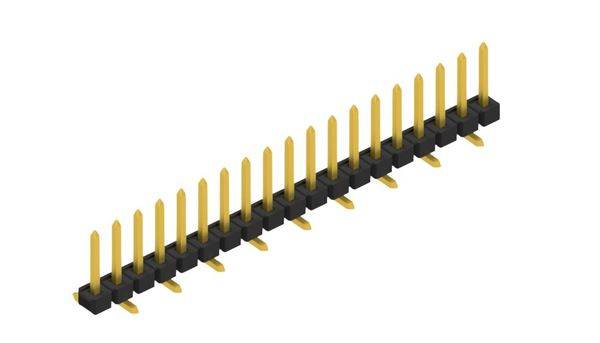Fischer Elektronik Stiftleiste (Standard) Anzahl Reihen: 1 SLLP5SMD06619G 10St.