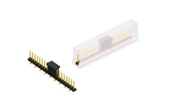 Fischer Elektronik Stiftleiste (Standard) Anzahl Reihen: 1 SLLP5SMD06619GBSM 10St.