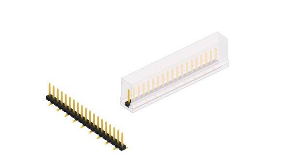 Fischer Elektronik Stiftleiste (Standard) Anzahl Reihen: 1 SLLP5SMD06619GSM 10St.