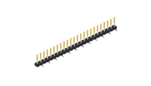 Fischer Elektronik Stiftleiste (Standard) Anzahl Reihen: 1 SLLP5SMD06624S 10St.