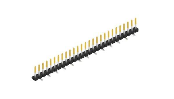 Fischer Elektronik Stiftleiste (Standard) Anzahl Reihen: 1 SLLP5SMD06627S 10St.