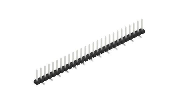 Fischer Elektronik Stiftleiste (Standard) Anzahl Reihen: 1 SLLP5SMD06627Z 10St.