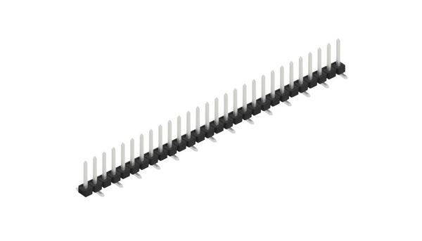 Fischer Elektronik Stiftleiste (Standard) Anzahl Reihen: 1 SLLP5SMD06628Z 10St.