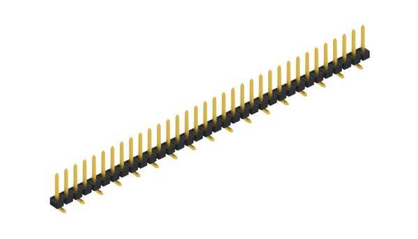 Fischer Elektronik Stiftleiste (Standard) Anzahl Reihen: 1 SLLP5SMD06634G 10St.