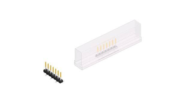 Fischer Elektronik Stiftleiste (Standard) Anzahl Reihen: 1 SLLP5SMD0667SSM 10St.